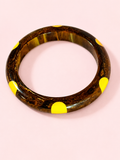 Very Collectible Genuine 1930's–1940's Bakelite Polka Dot Bangle