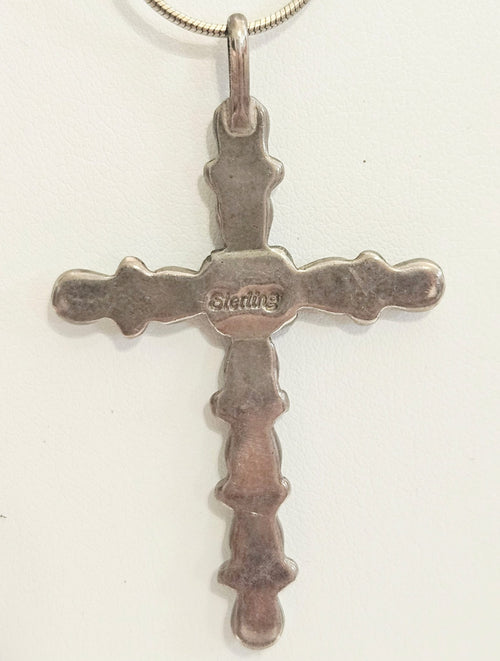 925 Cross Zuni Native American Necklace