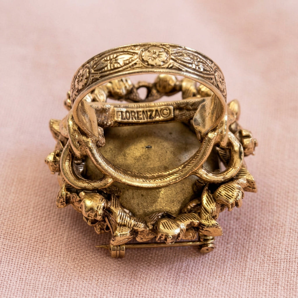 Fabulous and dramatic hallmarked Florenza Ring