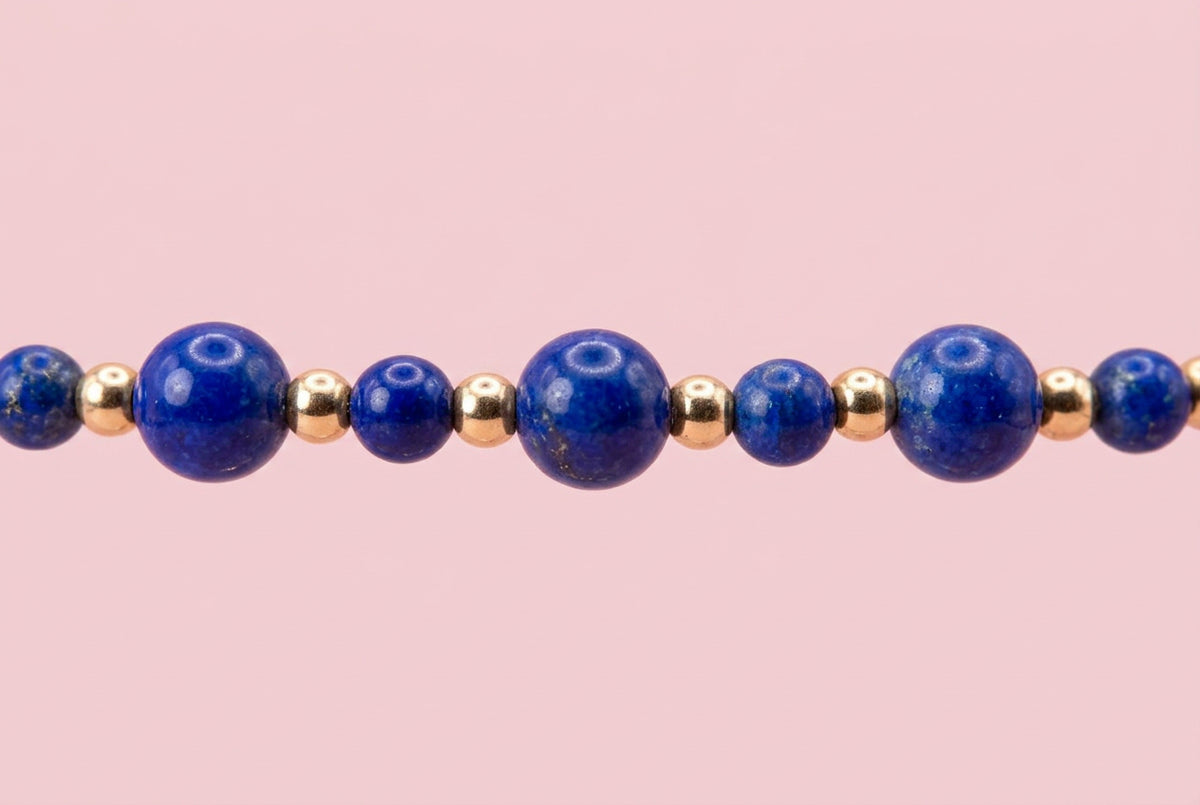 Lapis Lazuli Set with 14k Gold Spacers