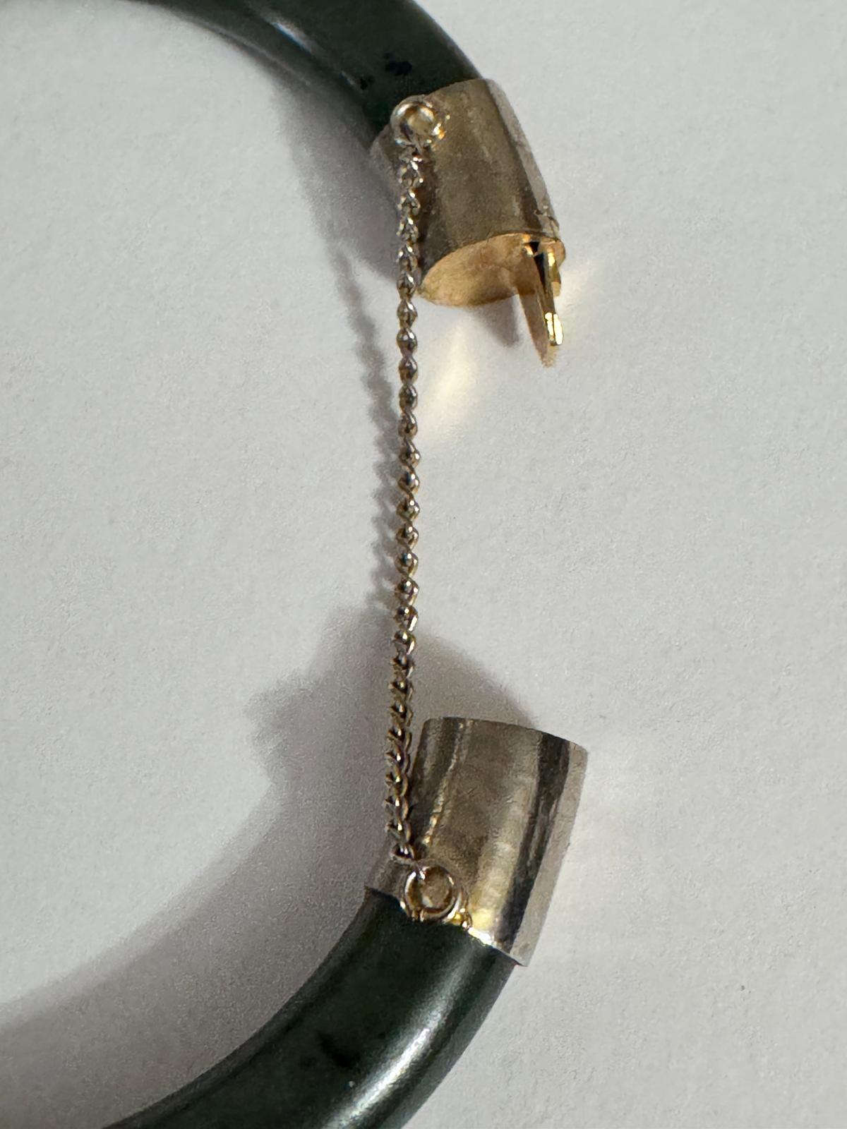 Simplistic Beauty Chinese Jade Bracelet