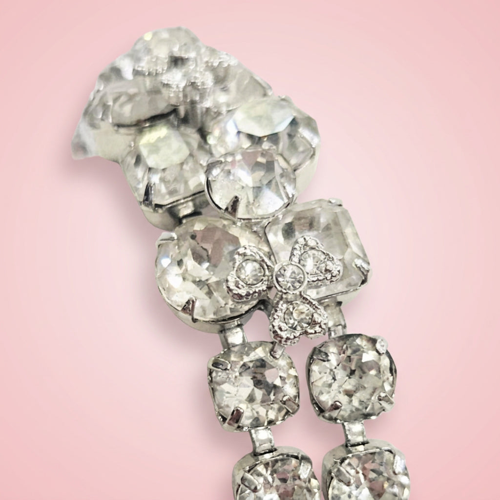 Dazzling 1950's Glamour Years - HallMarked Eisenberg Ice Bracelet