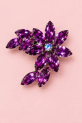 Brilliant Floral Motif Design Brooch