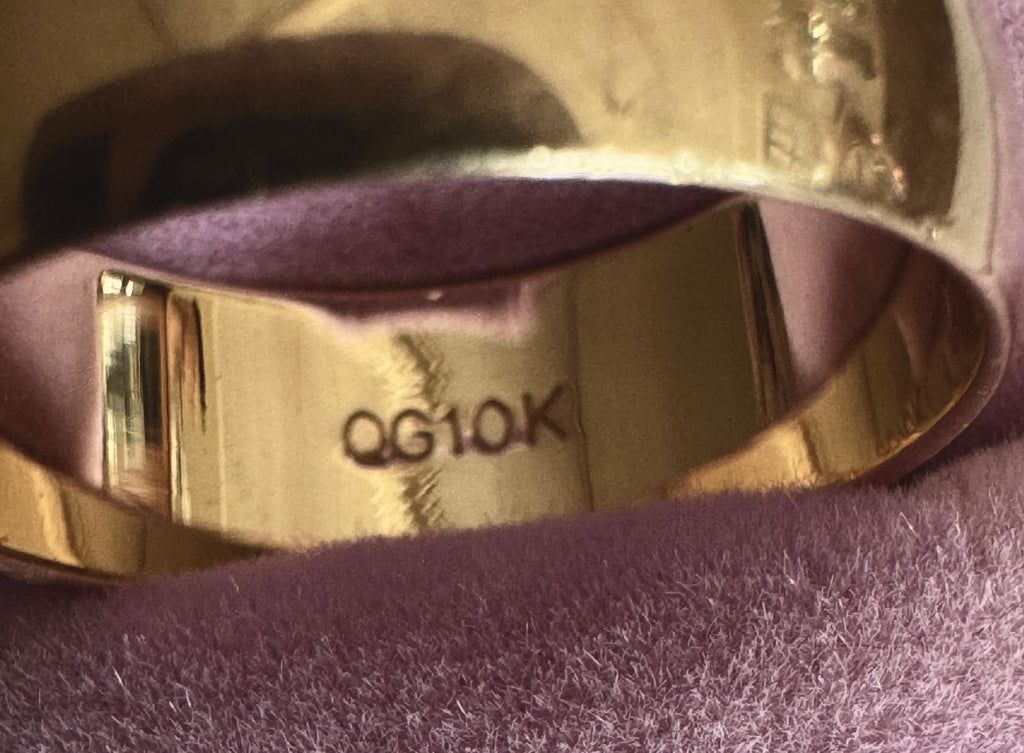 Galerie Sculpture: Polished 10k Band