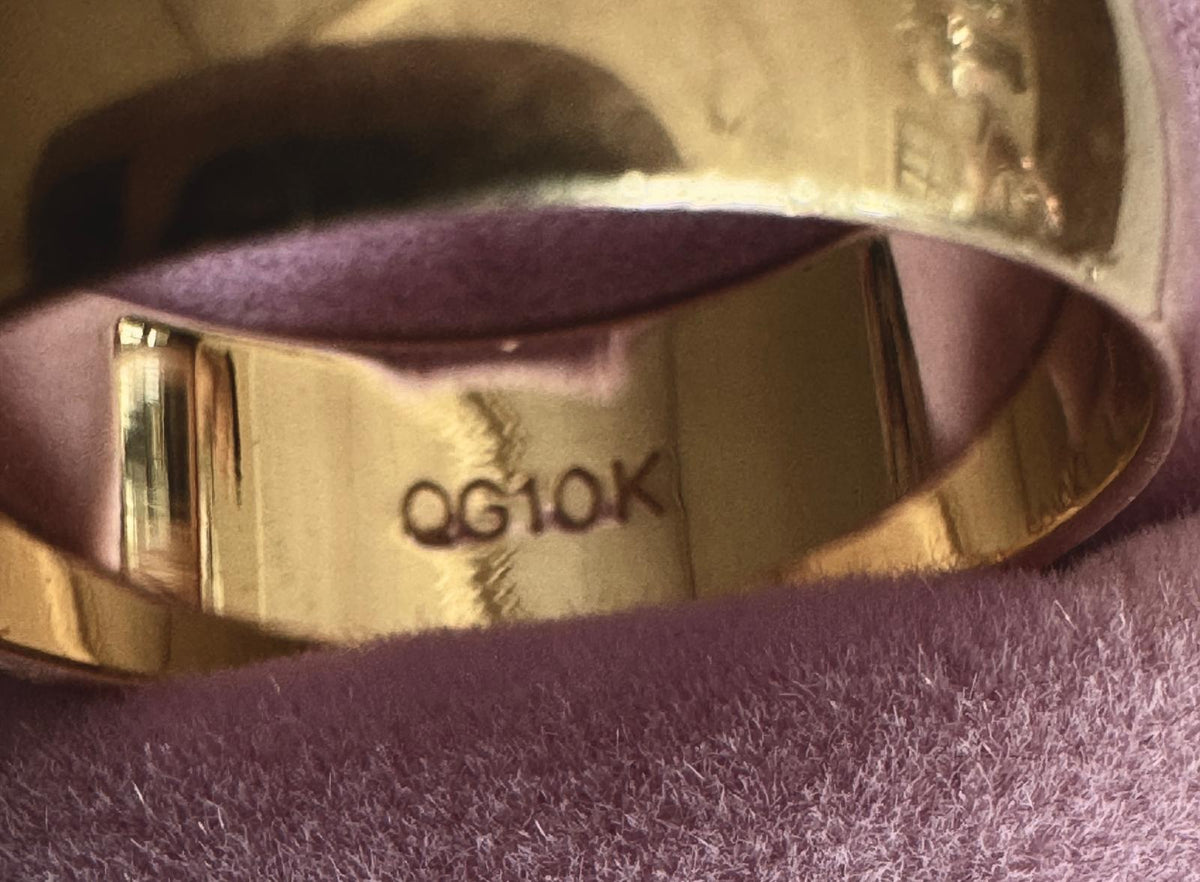 Galerie Sculpture: Polished 10k Band