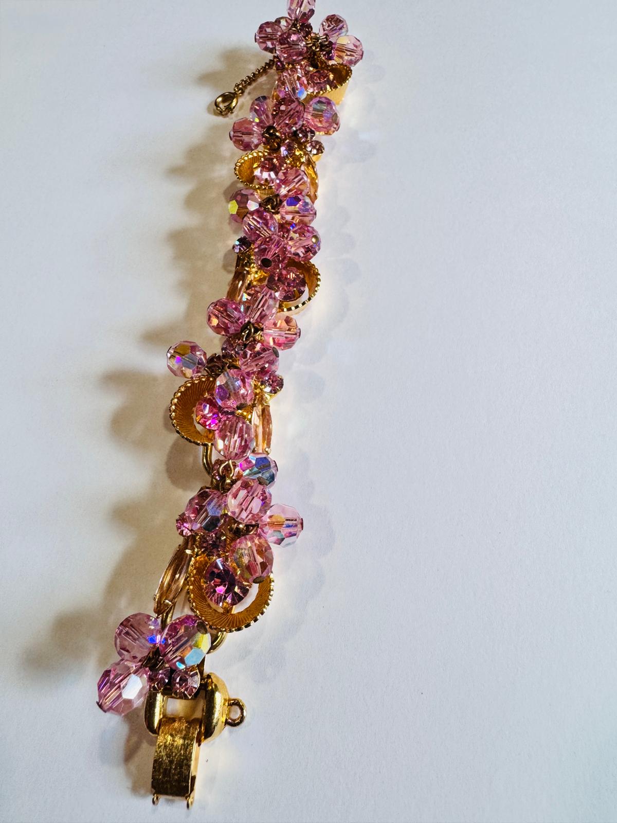 Very Lovely Pink Delizza & Elster, Book Verified Juliana Bracelet