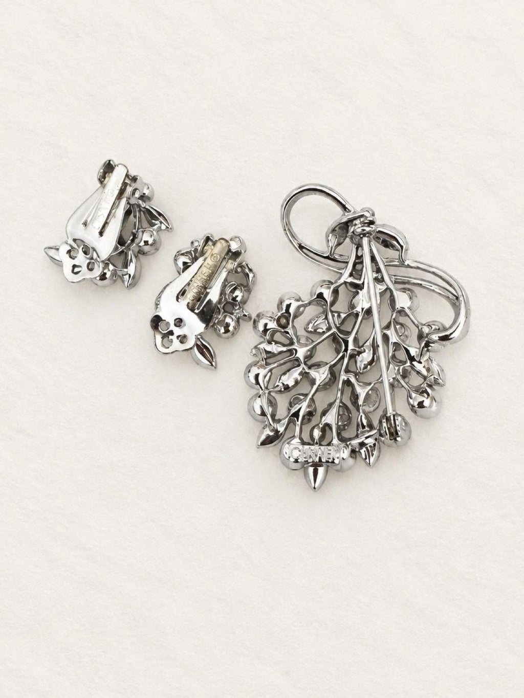 Brilliant Demi Parure - Hallmarked Lisner