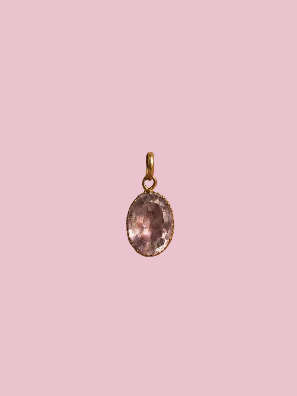 Magnificent beauty abounds Genuine, amethyst pendant necklace