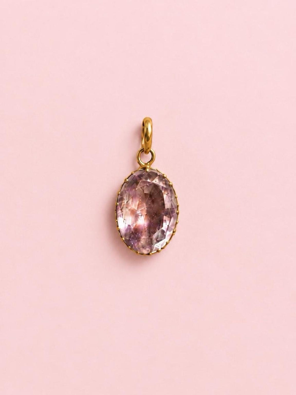 Magnificent beauty abounds Genuine, amethyst pendant necklace