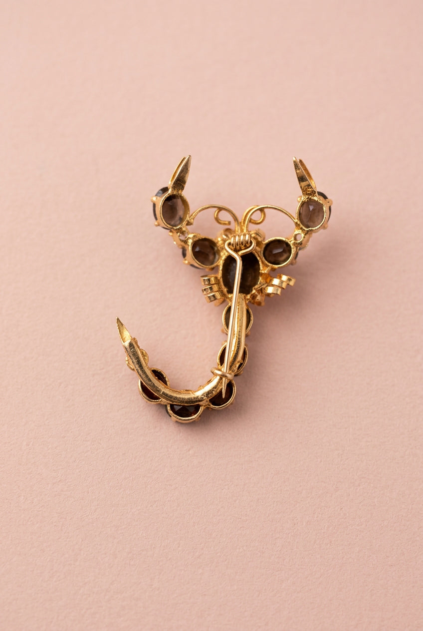 Artistry Abounds - Genuine Sapphire Scorpion Pin