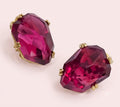Rare Vintage Signed Weiss Clip-on Earrings