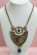 Vintage-style Gold-tone Statement Necklace