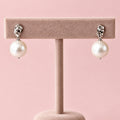 Softly Romantic Pearl And Sterling Post Earrings