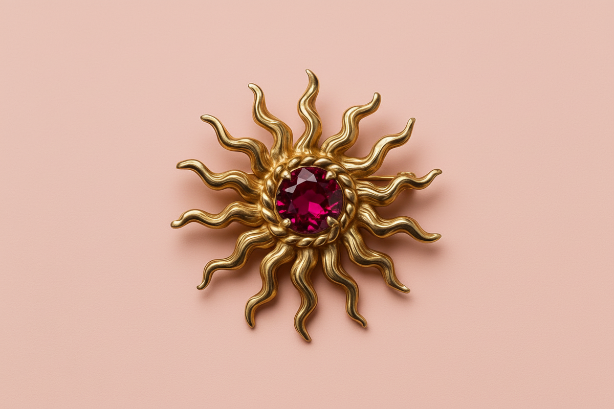 Victorian Synthetic Ruby