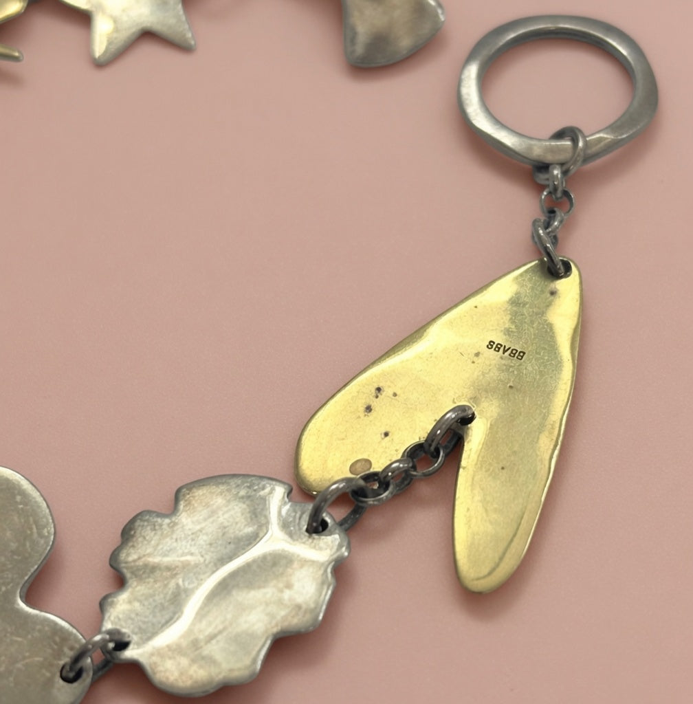 Unusual Charm Signed Andy Warhol Bracelet