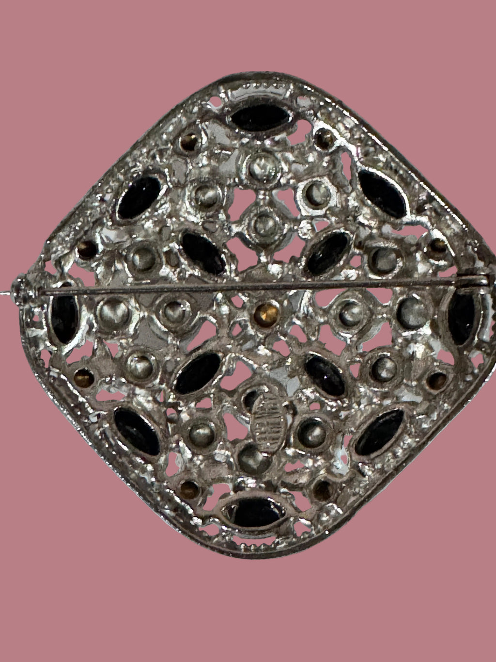 A Statement Piece - Silver Marcasite look hallmarked Regency