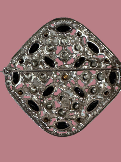 A Statement Piece - Silver Marcasite look hallmarked Regency