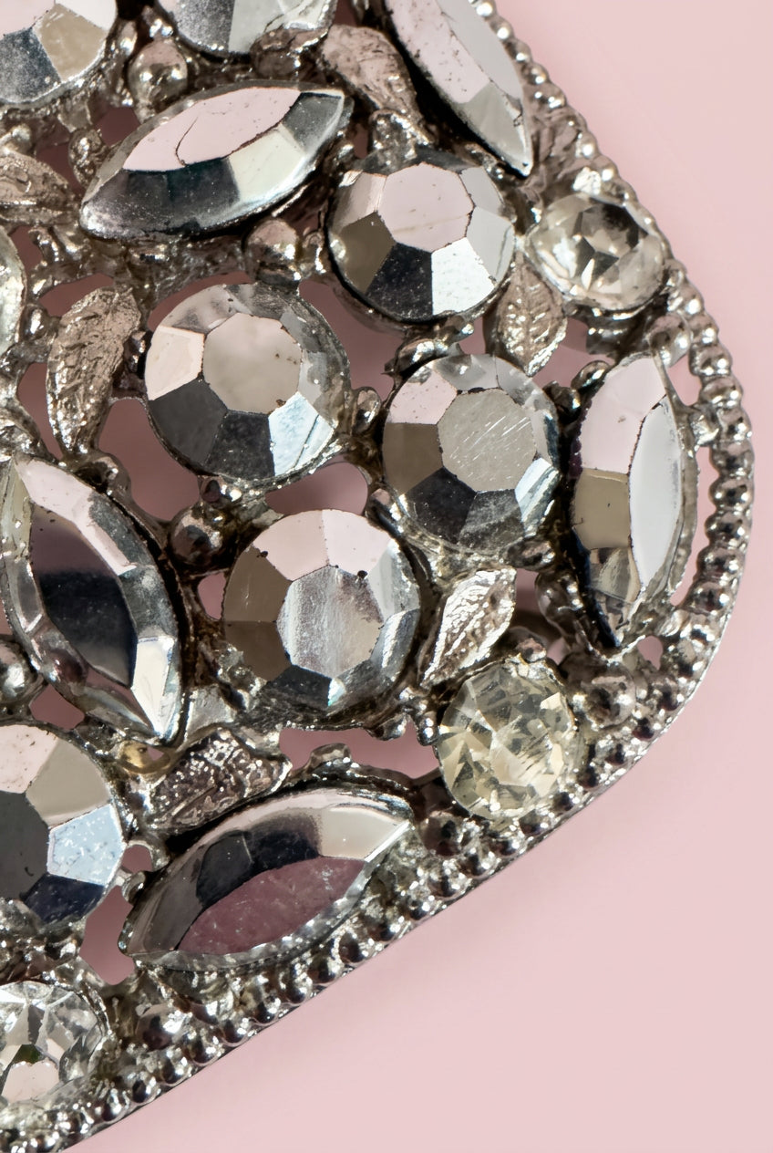 A Statement Piece - Silver Marcasite look hallmarked Regency