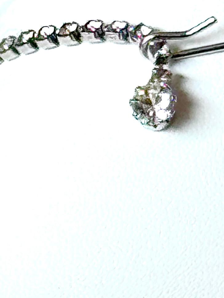 Coruscating Eisenberg Ice Waterfall Crystal Necklace